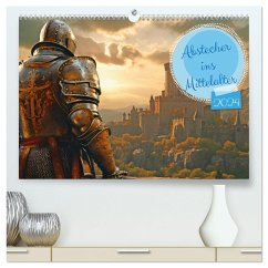 Abstecher ins Mittelalter (hochwertiger Premium Wandkalender 2024 DIN A2 quer), Kunstdruck in Hochglanz