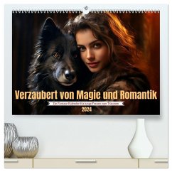 Verzaubert von Magie und Romantik (hochwertiger Premium Wandkalender 2024 DIN A2 quer), Kunstdruck in Hochglanz