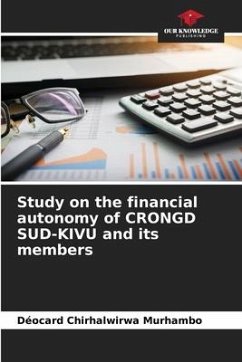 Study on the financial autonomy of CRONGD SUD-KIVU and its members - Chirhalwirwa Murhambo, Déocard