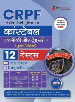 CRPF Constable Technical and Tradesman Exam 2023 (Hindi Edition) - 8 Full Length Mock Tests and 4 Sectional Tests with Free Access to Online Tests - Edugorilla Prep Experts