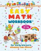 Easy math workbook for early learners - Numbers and shapes