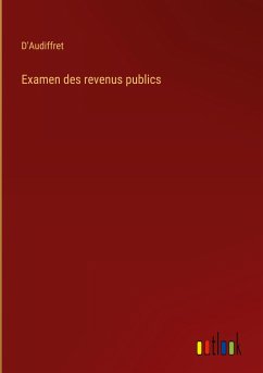 Examen des revenus publics - D'Audiffret