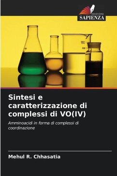 Sintesi e caratterizzazione di complessi di VO(IV) - Chhasatia, Mehul R.