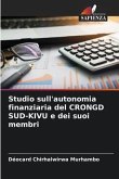 Studio sull'autonomia finanziaria del CRONGD SUD-KIVU e dei suoi membri