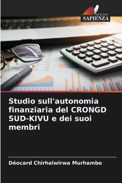 Studio sull'autonomia finanziaria del CRONGD SUD-KIVU e dei suoi membri - Chirhalwirwa Murhambo, Déocard