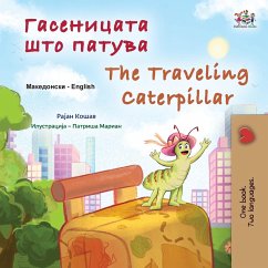 The Traveling Caterpillar (Macedonian English Bilingual Book for Kids)