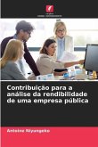 Contribuição para a análise da rendibilidade de uma empresa pública
