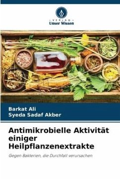 Antimikrobielle Aktivität einiger Heilpflanzenextrakte - Ali, Barkat;Akber, Syeda Sadaf