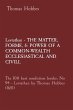 Leviathan - THE MATTER, FORME, & POWER... - Bild 1