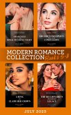 Modern Romance July 2023 Books 5-8: His Housekeeper's Twin Baby Confession / Awakened on Her Royal Wedding Night / A Ring to Claim Her Crown / The Billionaire's Accidental Legacy (eBook, ePUB)