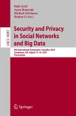 Security and Privacy in Social Networks and Big Data