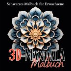 Schwarzes &quote;3D Malbuch für Erwachsene&quote;.