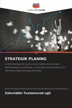 STRATEGIK PLANING - Tuxtamurod ugli, Zukxriddin