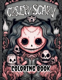 Creepy Scary Coloring Book - Colon, David