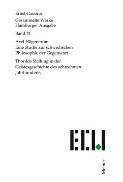 Axel Hägerström. Eine Studie zur schwedischen Philosophie der Gegenwart (eBook, PDF) - Cassirer, Ernst
