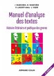 Manuel d'analyse des textes - 3e éd.... - Bild 1