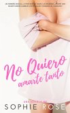No Quiero Amarte Tanto: Novela Romántica (eBook, ePUB)