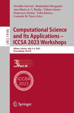 Cover Computational Science and Its Applications - ICCSA 2023 Workshops (eBook, PDF)