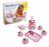Bino 83391 - Kinder-Teeservice-Set Scarlett mit Kuchenständer, Kinder-Geschirr-Set, rosa, 35-teilig