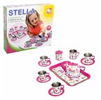 Bino 83394 - Kinder-Teeservice-Set Stella, Kinder-Geschirr-Set, rosa, 14-teilig