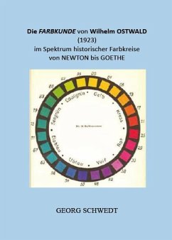 Die Farbkunde von Wilhelm Ostwald (1923) im Spektrum historischer Farbkreise von Newton bis Goethe - Schwedt, Georg