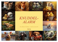Knuddel-Alarm (Wandkalender 2024 DIN A2 quer), CALVENDO Monatskalender