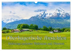 Oberbayerische Ansichten - Unterwegs zwischen Watzmann und Chiemsee (Wandkalender 2024 DIN A3 quer), CALVENDO Monatskalender - Wilczek, Dieter