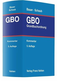 Cover Grundbuchordnung. GBO