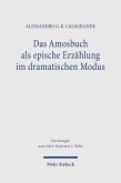 Das Amosbuch als epische Erzählung im dramatischen Modus (eBook, PDF)