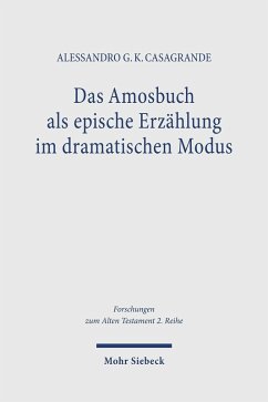 Cover Das Amosbuch als epische Erzählung im dramatischen Modus (eBook, PDF)