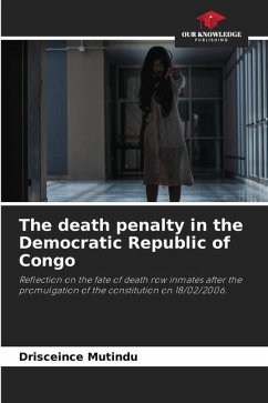 The death penalty in the Democratic Republic of Congo - Mutindu, Drisceince