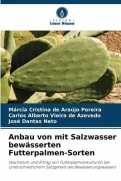 Anbau von mit Salzwasser bewässerten Futterpalmen-Sorten - de Araújo Pereira, Márcia Cristina;Vieira de Azevedo, Carlos Alberto;Dantas Neto, José