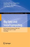 Big Data and Social Computing (eBook, PDF) Big Data and Social Computing (eBook, PDF)