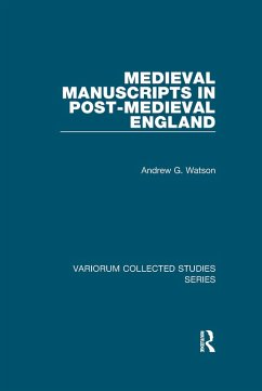 Cover Medieval Manuscripts in Post-Medieval England (eBook, PDF)