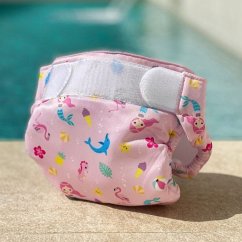 Freds Swim Nappy Schwimmwindel, wiederverwendbar, pink, Größe 1: 4-9 kg