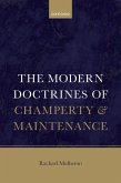 The Modern Doctrines of Champerty and Maintenance (eBook, ePUB)