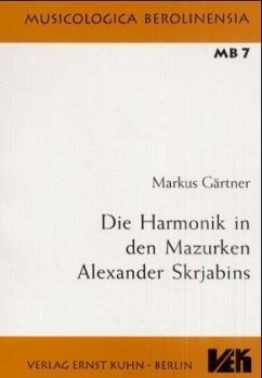 Die Harmonik in den Mazurken Alexander Skrjabins