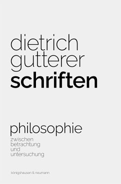 Schriften (eBook, PDF) - Gutterer, Dietrich
