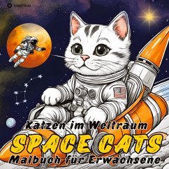 Katzen Malbuch - Space Cats Katzen im Weltraum Ausmalbuch für Erwachsene und Jugendliche - Kooper, Kenya