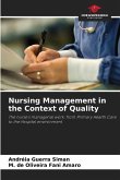 Nursing Management in the Context of Quality