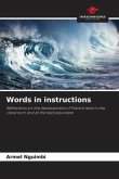 Words in instructions