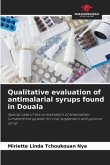Qualitative evaluation of antimalarial syrups found in Douala
