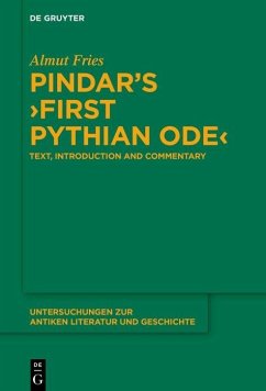Cover Pindar's ?First Pythian Ode? (eBook, PDF)