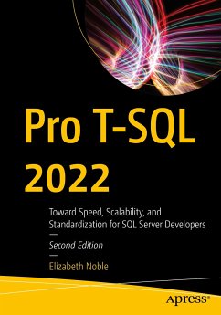 Pro T-SQL 2022 (eBook, PDF) - Noble, Elizabeth