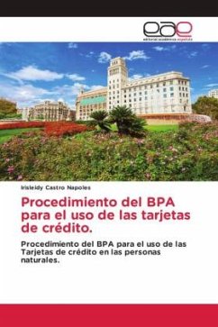 Procedimiento del BPA para el uso de las tarjetas de crédito. - Castro Napoles, Irisleidy