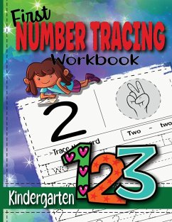 First Number Tracing Workbook for Kindergarten - Books, Jocky