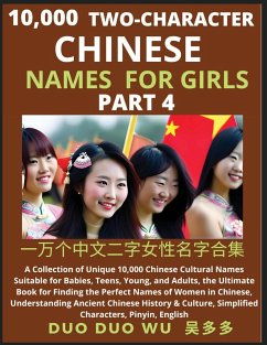 Learn Mandarin Chinese Two-Character Chinese Names for Girls (Part 4) - Wu, Duo Duo