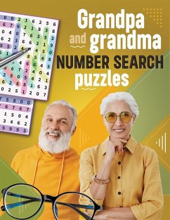 Grandpa and Grandma Number Search Puzzles - Drake, Colouring