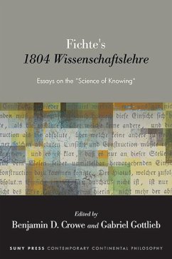 Fichte's 1804 Wissenschaftslehre (eBook, ePUB)