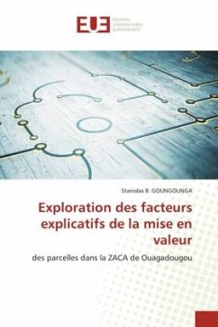 Exploration des facteurs explicatifs de la mise en valeur - GOUNGOUNGA, Stanislas B.